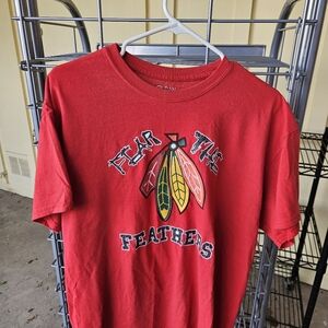 Chicago Blackhawks Fear The Feathers NHL Gildan Tee
